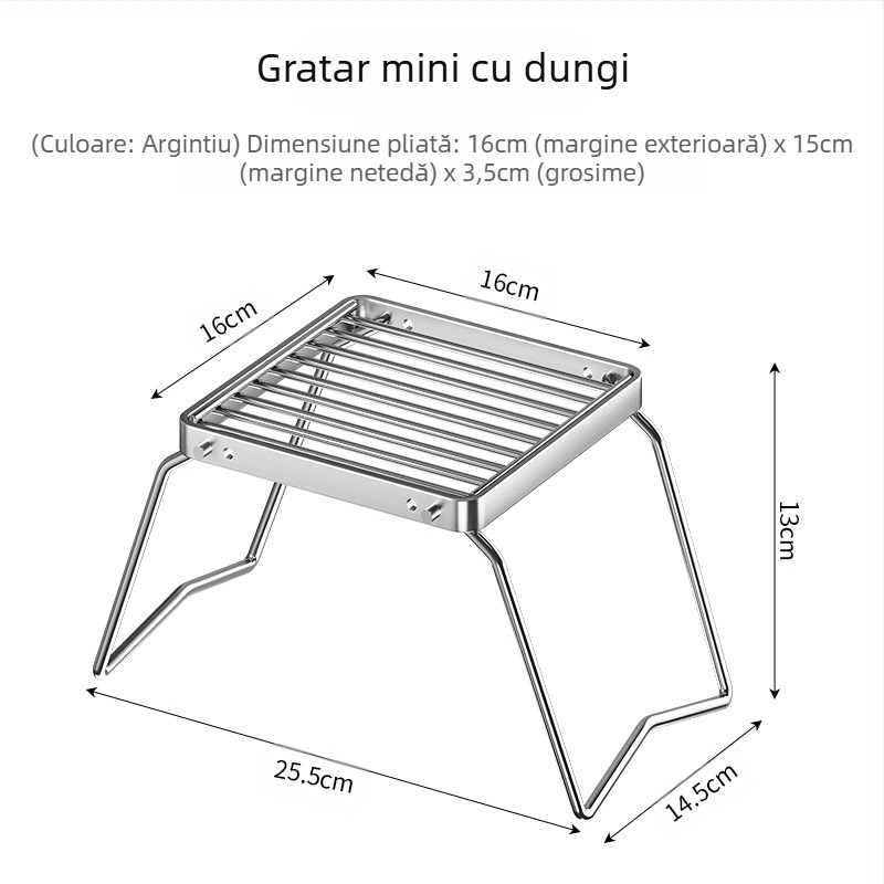 Pliabil în aer liber, aragaz cu desene animate, raft pentru grătar, camping, cuptor pentru ceai, gătit, uz casnic, interior, cărbune, grătar, raft pentru aragaz