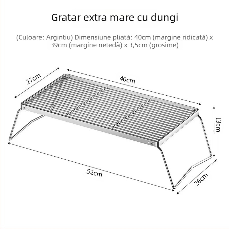Pliabil în aer liber, aragaz cu desene animate, raft pentru grătar, camping, cuptor pentru ceai, gătit, uz casnic, interior, cărbune, grătar, raft pentru aragaz