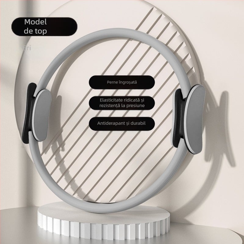 Inel Pilates Yoga Inel Modelare Artefact pentru Începători Inel de Rezistență pentru Antrenorul Muscular al Planșeului Pelvin Întinderea Piciorului Frumusețe a Piciorului