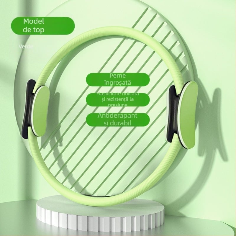 Inel Pilates Yoga Inel Modelare Artefact pentru Începători Inel de Rezistență pentru Antrenorul Muscular al Planșeului Pelvin Întinderea Piciorului Frumusețe a Piciorului