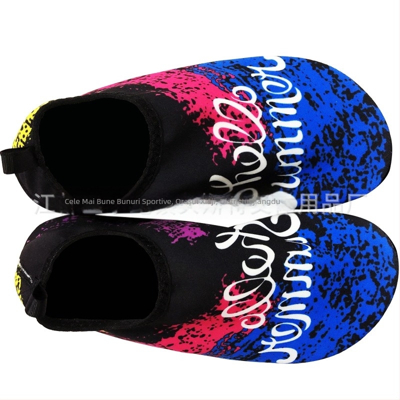 Șosete de plajă pantofi bărbați și femei scufundări snorkeling copii wading în amonte pantofi de înot pantofi moi antiderapanți rezistente la tăieturi pantofi roșii pentru picioare