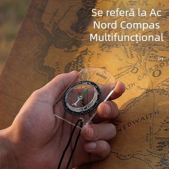 Busolă portabilă cântar în aer liber camping alpinism supraviețuire direcție consumabile auto de înaltă precizie busolă nordică