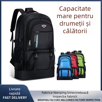 Rucsac mare pentru bărbați, rucsac de călătorie mare pentru femei, rucsac de călătorie pentru alpinism în aer liber, capacitate mare, rucsac de bagaje