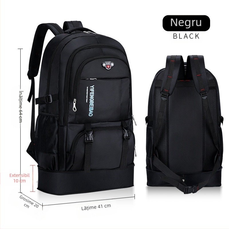 Rucsac mare pentru bărbați, rucsac de călătorie mare pentru femei, rucsac de călătorie pentru alpinism în aer liber, capacitate mare, rucsac de bagaje