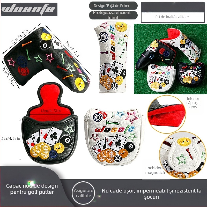 Source Factory este specializată în furnizarea transfrontalieră de cărți de joc cu huse de golf brodate rafinat, capace pentru putter de golf.