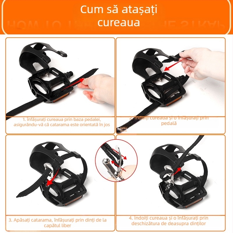 Pedale pentru biciclete de munte, din aliaj de aluminiu, cu gură de câine, pedale din nailon cu viteză de dead speed, pedale plate, accesorii pentru biciclete