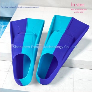Înot profesional înot flippers silicon scurte copii scufundări pantofi broască echipament de antrenament scufundări en-gros pantofi broască silicon scurt