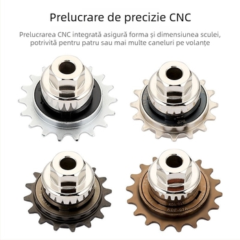 Instrument de îndepărtare a volantei pentru bicicletă cu o singură viteză TOOPRE 16T 17T 18T Manșon de montare pentru bicicletă BMX cu volantă