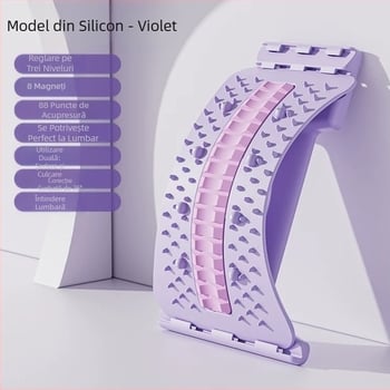 Dispozitiv de relaxare lombară, Dispozitiv de exerciții pentru talie, Dispozitiv pentru coloana cervicală, Deschidere talie, Deschidere umăr, Tracțiune auxiliară pentru yoga spate, Protecție talie pentru terapie magnetică