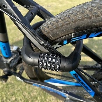 Lacăt pentru bicicletă, Lacăt cu cablu combinat pentru bicicletă, Lacăt pentru vehicul electric, Lacăt antifurt, Lacăt portabil pentru bicicletă de munte