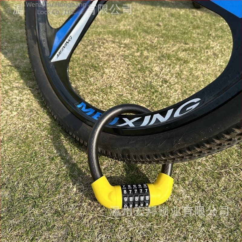 Lacăt pentru bicicletă, Lacăt cu cablu combinat pentru bicicletă, Lacăt pentru vehicul electric, Lacăt antifurt, Lacăt portabil pentru bicicletă de munte