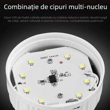 Bec LED nou de încărcare cu 3 becuri portabile pentru exterior, impermeabile, pentru piața nocturnă, pentru pană de curent, pentru situații de urgență