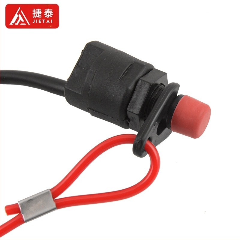 Comutator de oprire a motorului exterior pentru barcă cu motor, ATV, cu cordon de siguranță, pentru stingerea flăcării