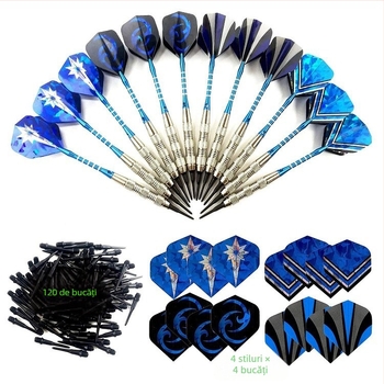 În stoc 18g darts moi de siguranță din nichel din aliaj de aluminiu, tijă, darts în cutie, darts din plastic, 120 de capete