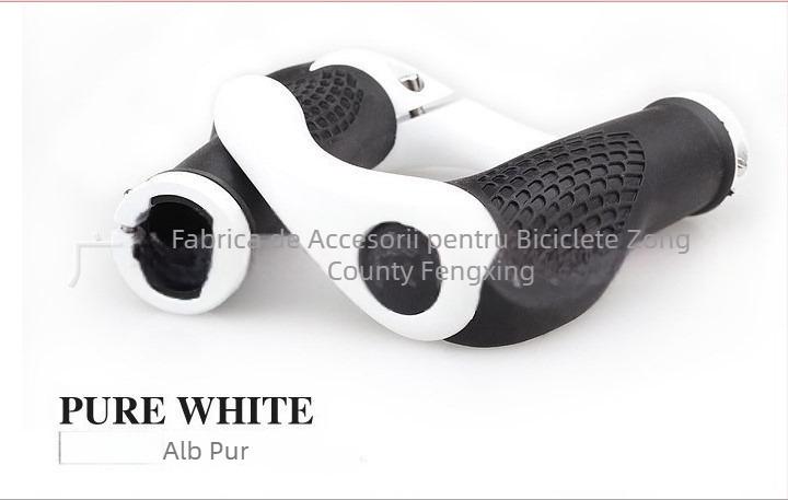 Mâner auxiliar pentru biciclete de munte din aliaj de aluminiu transfrontalier, set de mânere din corn din aliaj de aluminiu, set de mânere auxiliare pentru biciclete, accesorii