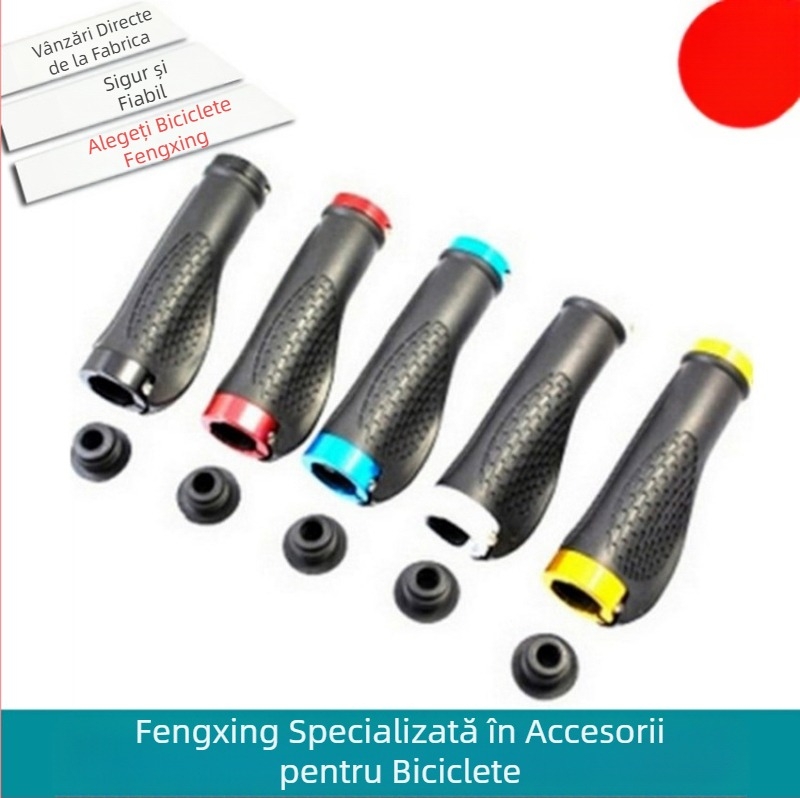 Mâner auxiliar pentru biciclete de munte din aliaj de aluminiu transfrontalier, set de mânere din corn din aliaj de aluminiu, set de mânere auxiliare pentru biciclete, accesorii