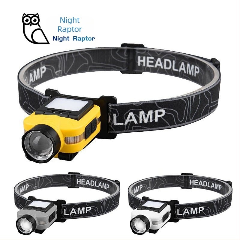 Lampă frontală specială pentru pescuit, inducție, clip pentru pălărie, lampă cu boruri, lumină puternică, super luminoasă, montată pe cap, super lungă durată, lampă pentru momeală de pescuit nocturn