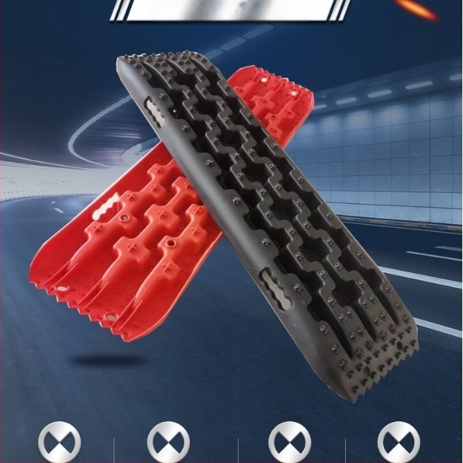 Placă anti-capcană pentru mașini off-road, de vânzare fierbinte, pentru exterior, pentru auto-salvare, în cazul sedimentelor de zăpadă, placă antiderapantă de urgență