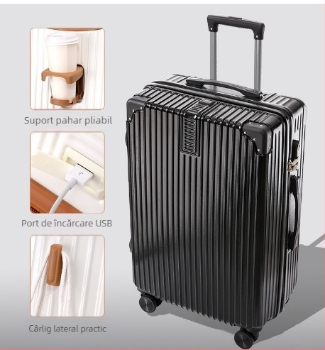 20 inch cadru din aluminiu cărucior valiza universală cu roți valiza femeii retro 24 inch student parolă cutie en-gros bagaje