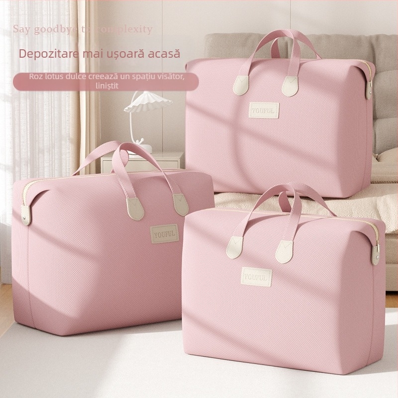 Geantă de ambalare pentru mutat, capacitate super mare, geantă de depozitare a bagajelor pentru studenți, geantă țesută pentru finisarea matlasării, impermeabilă și rezistentă la umiditate