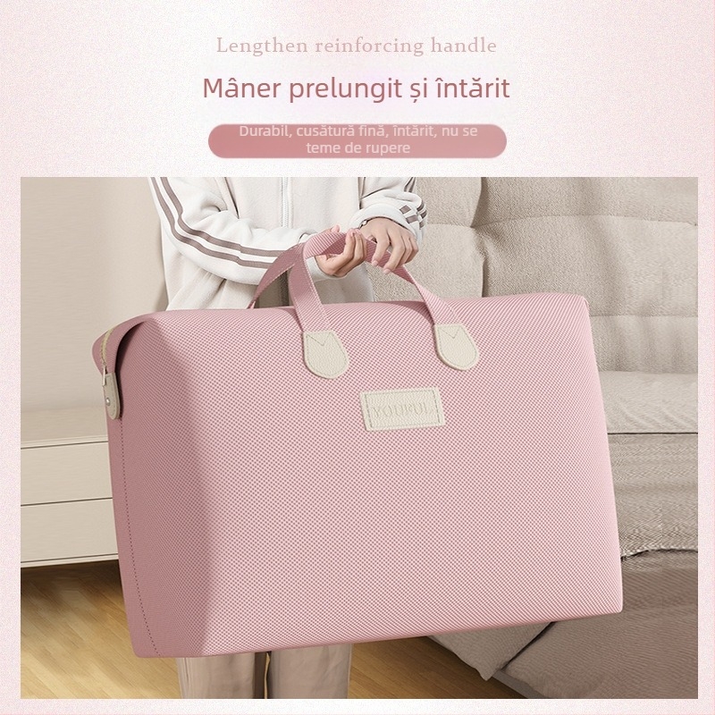 Geantă de ambalare pentru mutat, capacitate super mare, geantă de depozitare a bagajelor pentru studenți, geantă țesută pentru finisarea matlasării, impermeabilă și rezistentă la umiditate