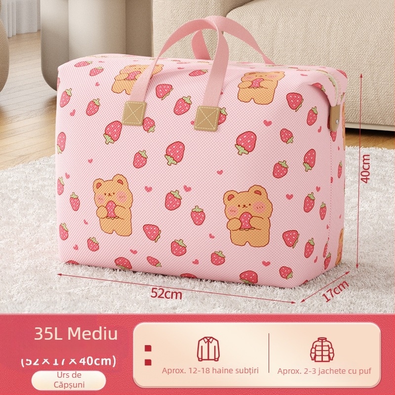 Geantă de ambalare pentru mutat, capacitate super mare, geantă de depozitare a bagajelor pentru studenți, geantă țesută pentru finisarea matlasării, impermeabilă și rezistentă la umiditate