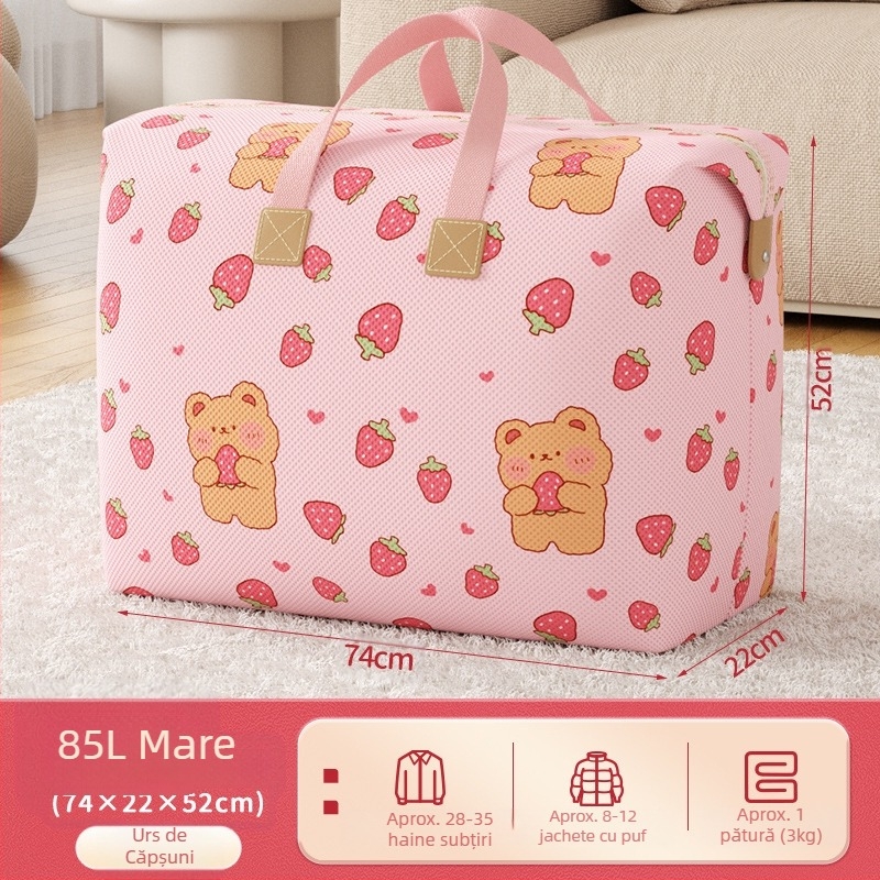 Geantă de ambalare pentru mutat, capacitate super mare, geantă de depozitare a bagajelor pentru studenți, geantă țesută pentru finisarea matlasării, impermeabilă și rezistentă la umiditate