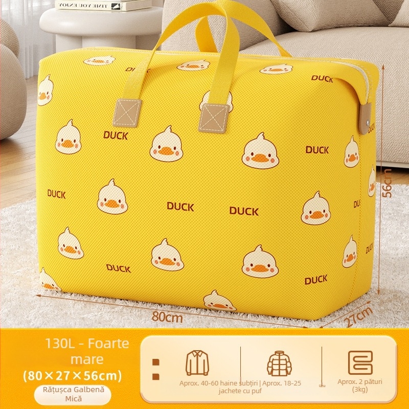 Geantă de ambalare pentru mutat, capacitate super mare, geantă de depozitare a bagajelor pentru studenți, geantă țesută pentru finisarea matlasării, impermeabilă și rezistentă la umiditate