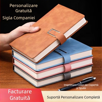 Caiet de afaceri poate fi imprimat cu logo-ul afacerii a5 cu linie orizontală, blocnotes, jurnal, căptușit, caiet de papetărie de birou en-gros
