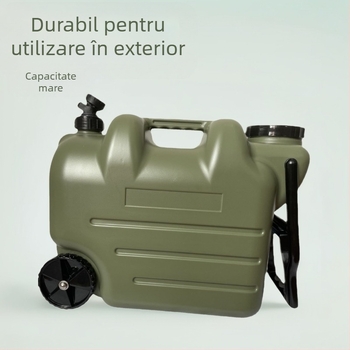 Găleată PE pentru camping în aer liber, furnizată direct din fabrică, cu robinet, tijă de tragere portabilă, rezervor mare de stocare a apei pentru mașină