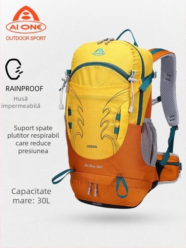 Aiwang, rucsac de alpinism în aer liber, suspendat, impermeabil, pentru bărbați și femei, pentru camping, drumeții, ciclism, 30L