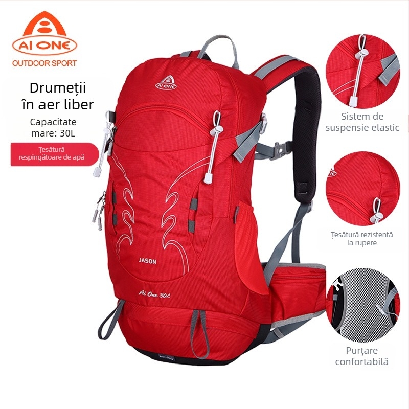 Aiwang, rucsac de alpinism în aer liber, suspendat, impermeabil, pentru bărbați și femei, pentru camping, drumeții, ciclism, 30L