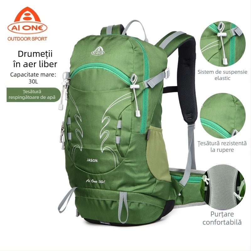 Aiwang, rucsac de alpinism în aer liber, suspendat, impermeabil, pentru bărbați și femei, pentru camping, drumeții, ciclism, 30L