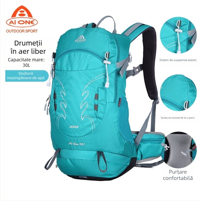 Aiwang, rucsac de alpinism în aer liber, suspendat, impermeabil, pentru bărbați și femei, pentru camping, drumeții, ciclism, 30L