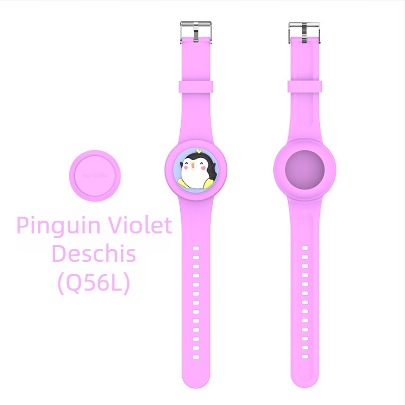 Potrivit pentru Apple Airtag curea impermeabilă anti-pierdere curea de încheietura mâinii cu desene animate pentru păpuși, geantă pentru copii