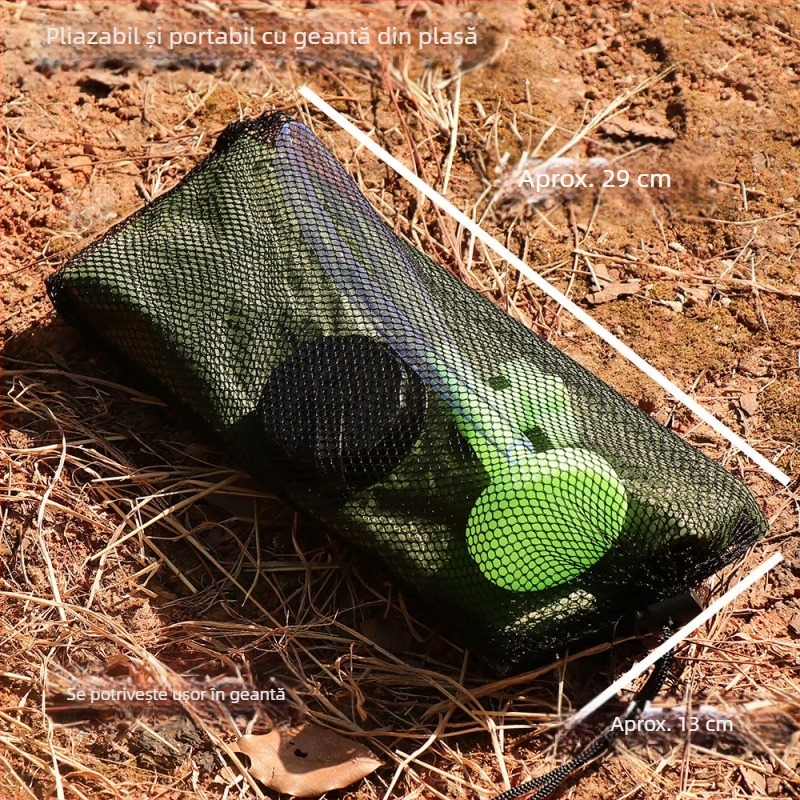 Geantă de duș pliabilă portabilă pentru camping, geantă de baie de mare capacitate, geantă de depozitare a apei de spălare, termometru solar de 20L