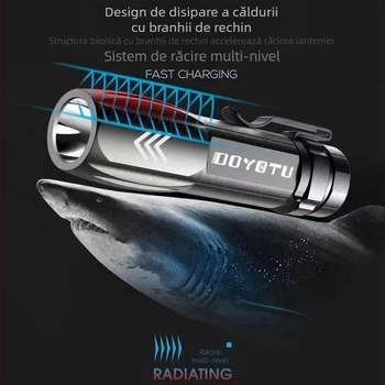 Lanternă LED pentru forțele speciale, lumină puternică, încărcare rapidă, lampă portabilă multifuncțională cu rază lungă de acțiune, lampă de uz casnic cu 9 LED-uri ultra-luminoase