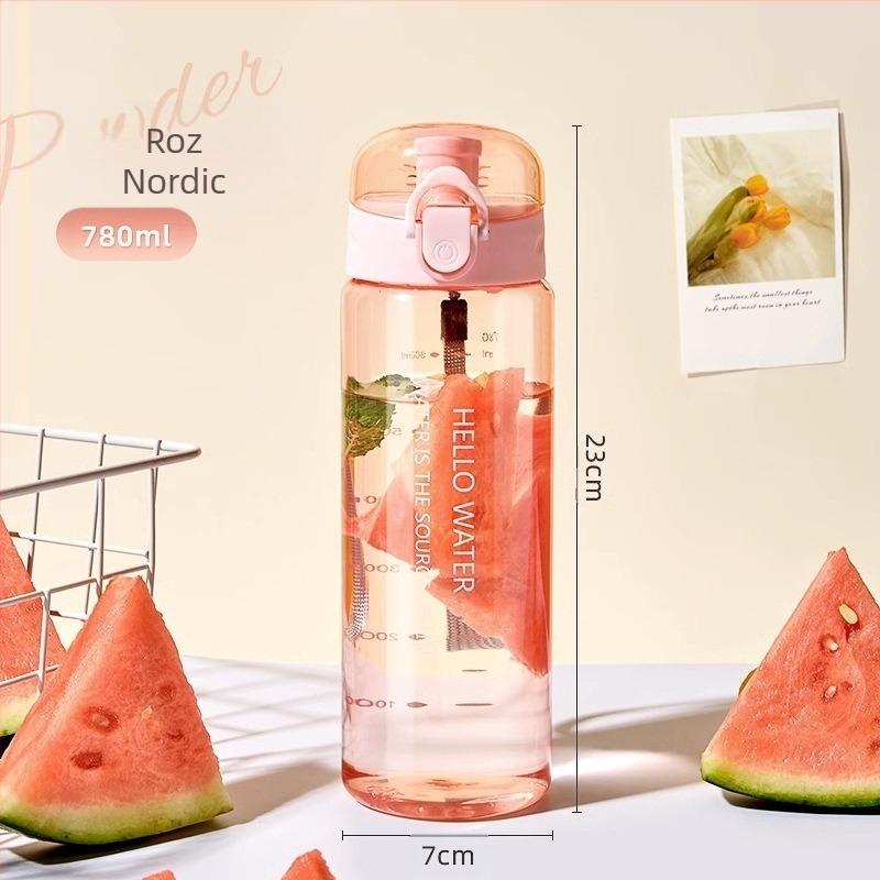 Cupă cu capac Bounce, personalizată, pentru studenți, pentru bărbați și femei, cană sippy sport, cană de apă, cană portabilă din plastic, formulare de cadou publicitar