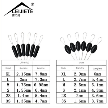 Fasole Space, vrac, 300 de granule, cauciuc negru, o măsline, cilindric, de înaltă concentricitate, echipament de pescuit, outlet din fabrică