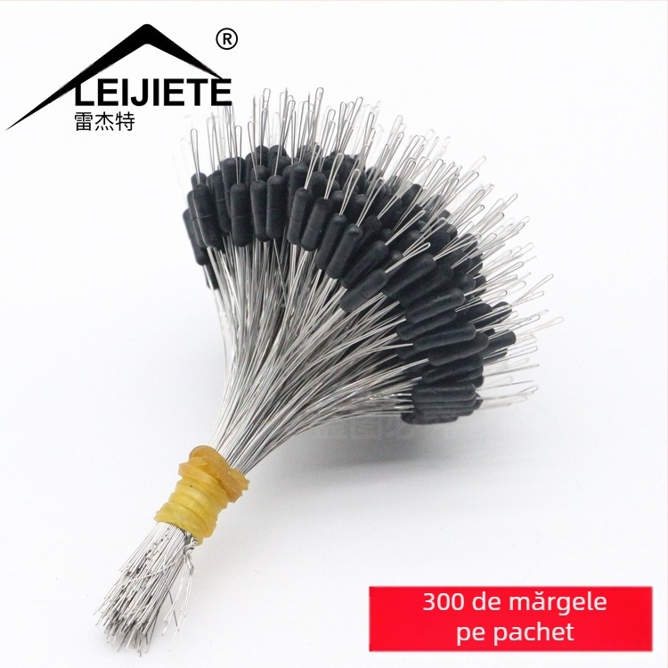 Fasole Space, vrac, 300 de granule, cauciuc negru, o măsline, cilindric, de înaltă concentricitate, echipament de pescuit, outlet din fabrică