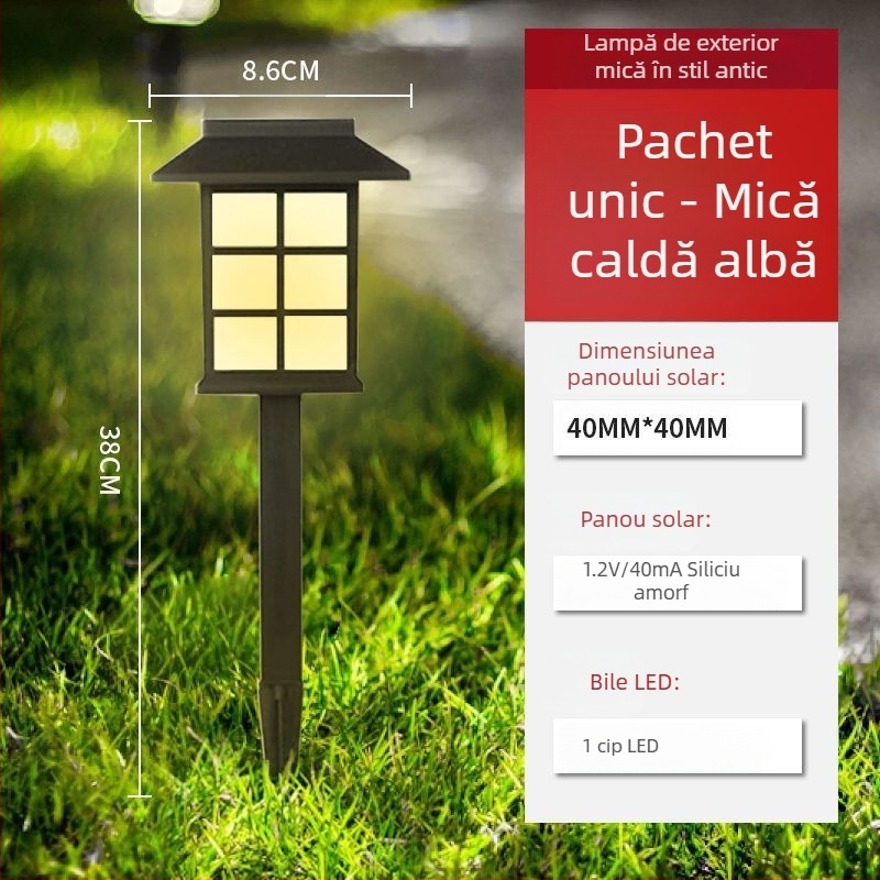 Lumini solare, lumini de gazon, lumini de podea exterioare, lumini cu flacără, lumini de peisaj pentru casă, lumini de grădină pentru vilă, lumini automate