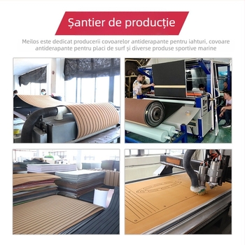 HD Factory în stoc Yacht Caiac Barcă de pescuit Roșu Negru eva Imitație Teak Covoraș antiderapant de înaltă densitate rezistent la UV