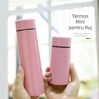 Portabil 304 din oțel inoxidabil buzunar ceașcă mini simplă mică fată masculină și feminină student apă ceașcă termos drăguț ceașcă