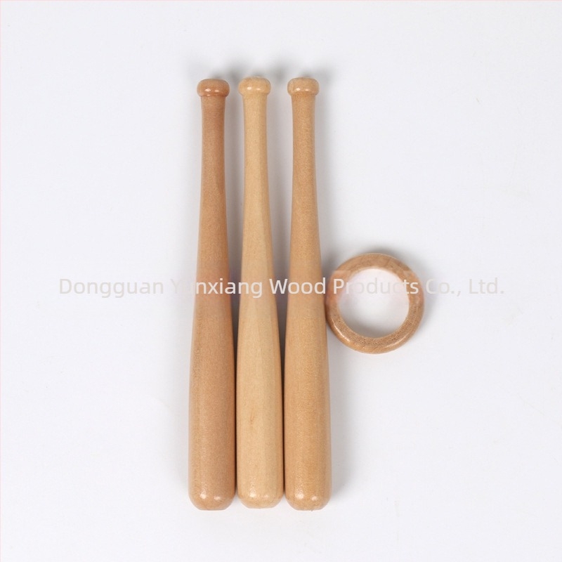Producătorii produc ornamente de birou din lemn de 150/180 mm, mini jucării artizanale pentru bâte de baseball de birou