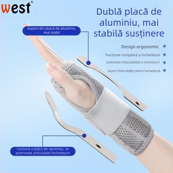 Placă de oțel pentru încheietura mâinii, teacă de tendon, fixator pentru entorsă de încheietură, bretele fixe, curea pentru încheietura mâinii, teacă pentru încheietura mâinii, protector pentru încheietura mâinii