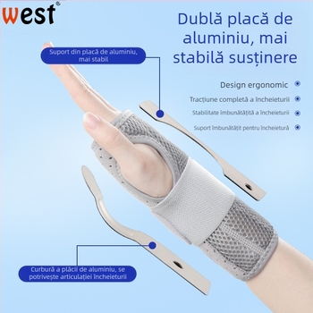 Placă de oțel pentru încheietura mâinii, teacă de tendon, fixator pentru entorsă de încheietură, bretele fixe, curea pentru încheietura mâinii, teacă pentru încheietura mâinii, protector pentru încheietura mâinii