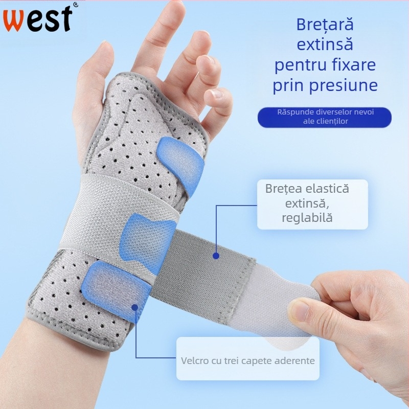 Placă de oțel pentru încheietura mâinii, teacă de tendon, fixator pentru entorsă de încheietură, bretele fixe, curea pentru încheietura mâinii, teacă pentru încheietura mâinii, protector pentru încheietura mâinii