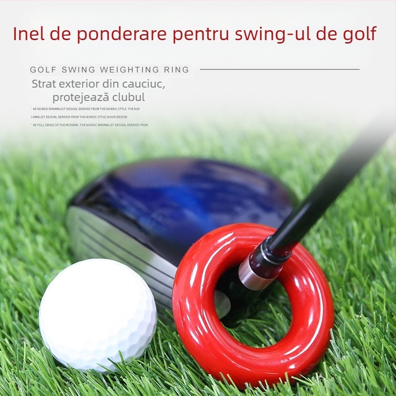 Inel ponderat de golf transfrontalier nou, dispozitiv de ponderare a capului clubului, inel ponderat pentru antrenament, accesorii pentru swing, consumabile