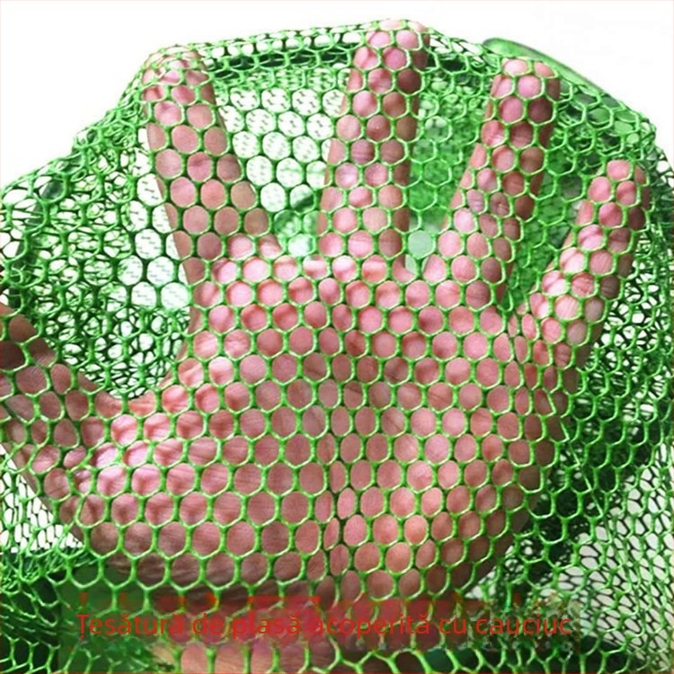 Coș de pescuit pentru producător, coș de pește cu acoperire cu lipici, protecție pentru pești mici, inserție de sol din oțel inoxidabil, plasă de protecție pentru pești, plasă de pescuit simplă, uscare rapidă, geantă de plasă de pește, echipament de pescui