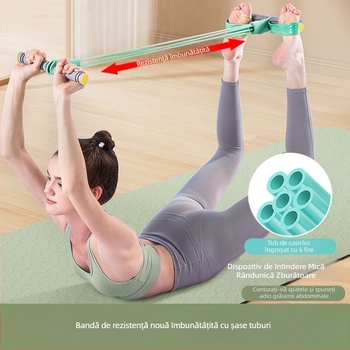 Mic dispozitiv de asistență multifuncțional pentru pedală, tractor, Sit-Up, pentru acasă, subțire, pentru yoga, cu pedală, coardă de tragere, en-gros